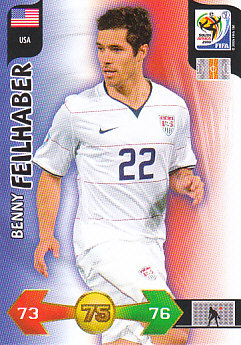 Benny Feilhaber USA Panini 2010 World Cup #343